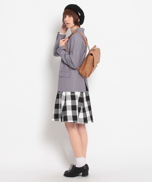 THE EMPORIUM（ジエンポリアム）の「2WAYフラップリュック（バックパック/リュック・レディース・ブラウン/ブラック/ネイビー/ホワイト・00）」の10枚目の写真