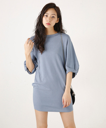 MOUSSY | Balloon sleeve MINI OP(ワンピース)