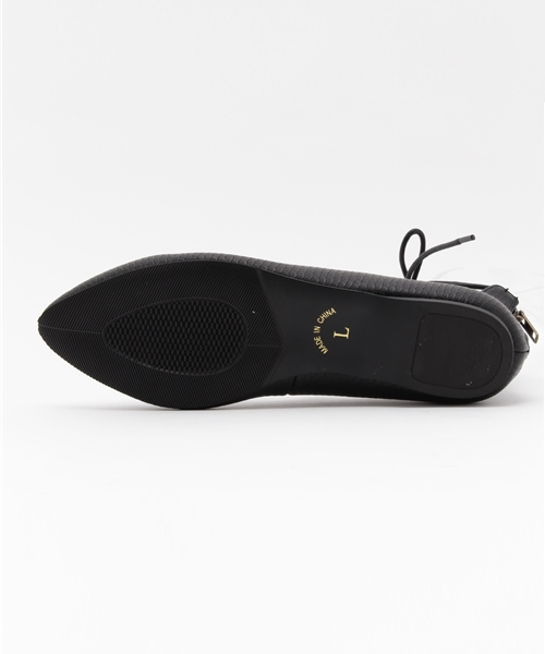 AZUL ENCANTO（アズールエンカント）の「レースアップフラットシューズ（その他シューズ・レディース・ブラック/シルバー・SMALL/LARGE/MEDIUM）」の7枚目の写真