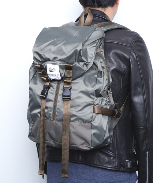 anello(アネロ)の「【anello】MULTI FUNCTION バックパック AT-28391(バックパック/リュック・メンズ・ブラック/ネイビー/カーキ/マルチ/レッド/パープル・FREE)」の2枚目の写真