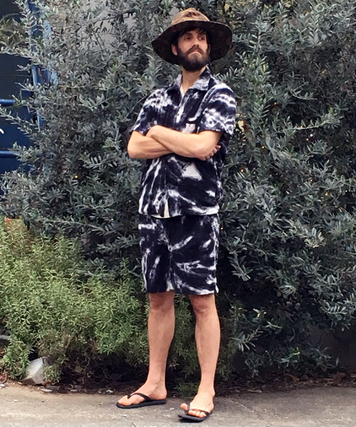 ALDIES（アールディーズ）の「Chill Out Pile Short Pants パイル ショートパンツ（その他パンツ・メンズ・ブラック系その他/パープル系その他/ネイビー/グリーン・SMALL/LARGE/MEDIUM）」の2枚目の写真