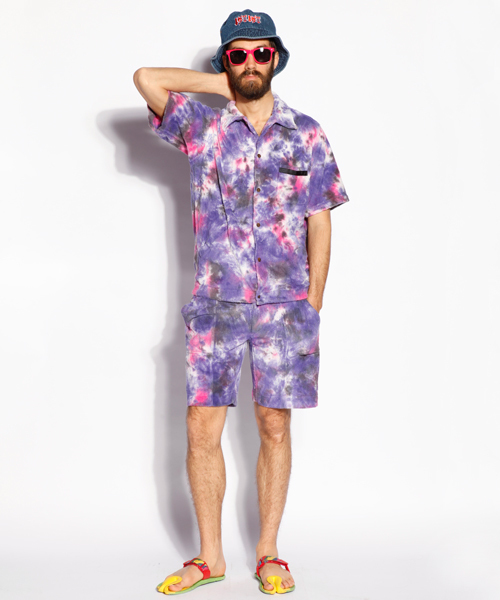 ALDIES（アールディーズ）の「Chill Out Pile Short Pants パイル ショートパンツ（その他パンツ・メンズ・ブラック系その他/パープル系その他/ネイビー/グリーン・SMALL/LARGE/MEDIUM）」の13枚目の写真