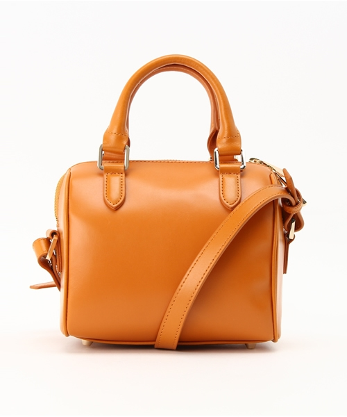 SLY（スライ）の「LEATHER MINI POCHETTE（ショルダーバッグ・レディース・オレンジ/ライトブルー/ブラック・FREE）」の3枚目の写真