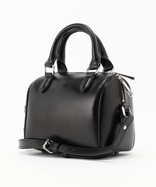 SLY（スライ）の「LEATHER MINI POCHETTE（ショルダーバッグ・レディース・オレンジ/ライトブルー/ブラック・FREE）」の4枚目の写真