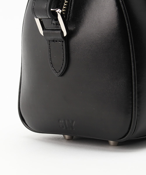 SLY（スライ）の「LEATHER MINI POCHETTE（ショルダーバッグ・レディース・オレンジ/ライトブルー/ブラック・FREE）」の7枚目の写真