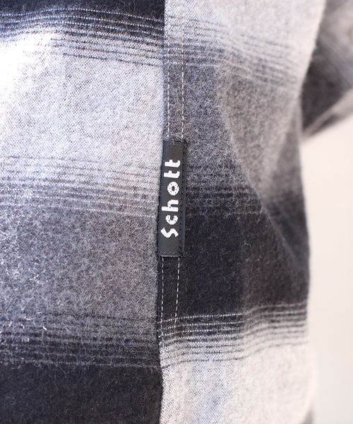 schott（ショット）の「Schott/ショット/NATIVE BORDER LONG SLEEVE SHIRT/ネイティブ ボーダー シャツ　						（シャツ/ブラウス・メンズ・アイボリー/レッド/マスタード/ネイビー・MEDIUM/SMALL/LARGE/X-LARGE）」の8枚目の写真