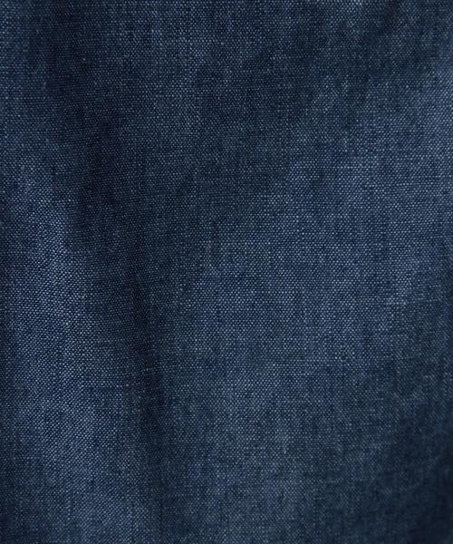 green label relaxing（グリーンレーベルリラクシング）の「STD GLR SELVA/シャンブレー ワークシャツ◆（シャツ/ブラウス・キッズ・ターコイズブルー/ネイビー・105/125/115）」の7枚目の写真