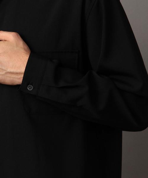 BEAUTY&YOUTH UNITED ARROWS（ビューティーアンドユースユナイテッドアローズ）の「BY ∴ ウーステッド フォルム シャツ◆（シャツ/ブラウス・メンズ・ネイビー/ブラック・SMALL/X-LARGE/LARGE/MEDIUM）」の3枚目の写真