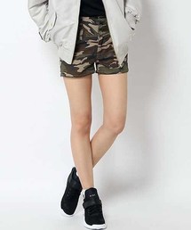 VENCEEXCHANGE | 迷彩柄ハイウエストショートパンツ (その他パンツ)