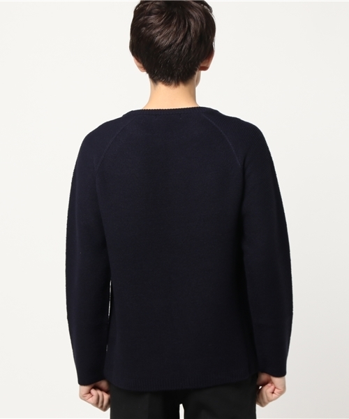 GLOSTER（グロスター）の「【嵐　櫻井翔さん着用/FINEBOYS掲載】ホールガーメントガーター プルオーバーニット（ニット/セーター・メンズ・グレー/ベージュ/ネイビー・L/M）」の5枚目の写真