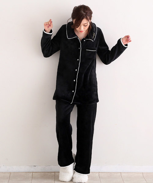 Aimerfeel エメフィール の フリース パジャマ 上下セット ルームウェア パジャマ Wear