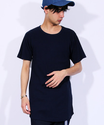 ８(eight) | ロング丈 半袖Tシャツ ワッフル生地 サーマル(Tシャツ/カットソー)