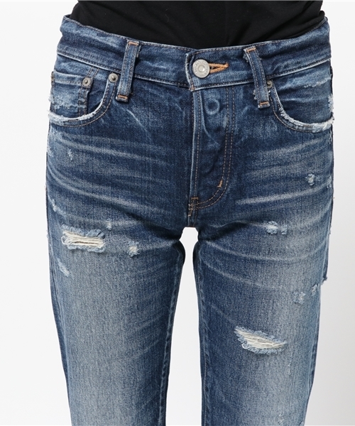 MOUSSY（マウジー）の「MV Crescent Tapered（デニムパンツ・レディース・ブルー・27inch/26inch/24inch/23inch/25inch）」の5枚目の写真