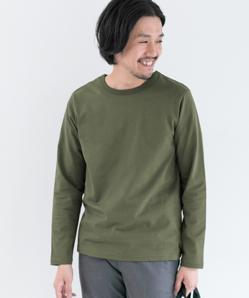 URBAN RESEARCH DOORS MENS（アーバンリサーチ ドアーズ メンズ）の「DOORS Authentic L/S Tee（Tシャツ/カットソー・メンズ・ホワイト/ブラック/カーキ・38/40）」の3枚目の写真
