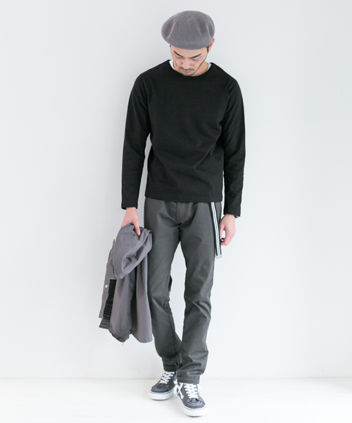 URBAN RESEARCH DOORS MENS（アーバンリサーチ ドアーズ メンズ）の「DOORS Authentic L/S Tee（Tシャツ/カットソー・メンズ・ホワイト/ブラック/カーキ・38/40）」の9枚目の写真