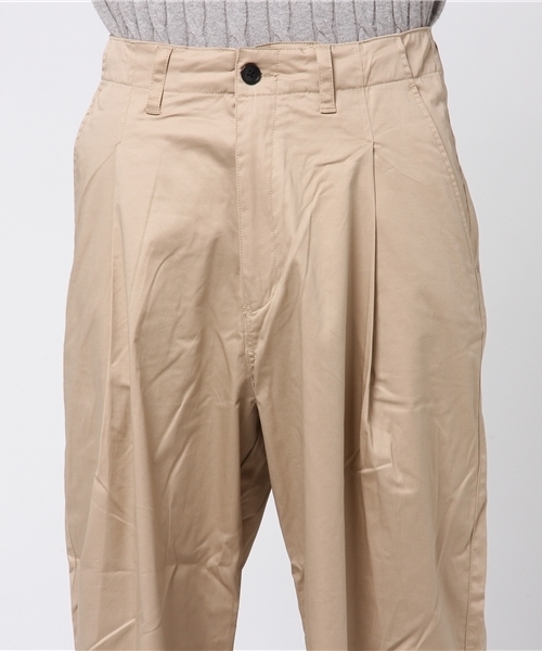 WEGO(ウィゴー)の「WEGO/ストレッチサテンバギーパンツ(チノパンツ・メンズ・ネイビー/ベージュ・LARGE/MEDIUM)」の19枚目の写真