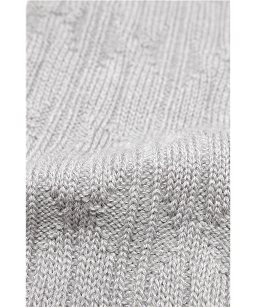 BEAMS PLUS（ビームスプラス）の「BEAMS PLUS / ケーブルロングソックス（ソックス/靴下・メンズ・ナチュラル/グレー/グリーン/ブルー/パープル・ONE SIZE）」の8枚目の写真