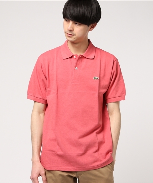 LACOSTE（ラコステ）の「LACOSTE / L.12.64 ポロシャツ（ポロシャツ・メンズ・ピンク/グレー・3/2/4/1）」の13枚目の写真