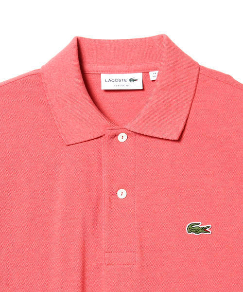 LACOSTE（ラコステ）の「LACOSTE / L.12.64 ポロシャツ（ポロシャツ・メンズ・ピンク/グレー・3/2/4/1）」の11枚目の写真