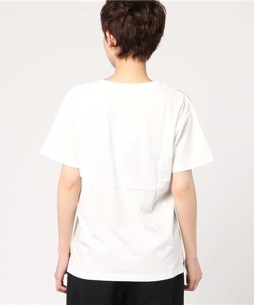 VENCEEXCHANGE(ヴァンスエクスチェンジ)の「シルケット刺繍テープT (Tシャツ/カットソー・レディース・オフホワイト/その他21/オリーブ・MEDIUM)」の6枚目の写真