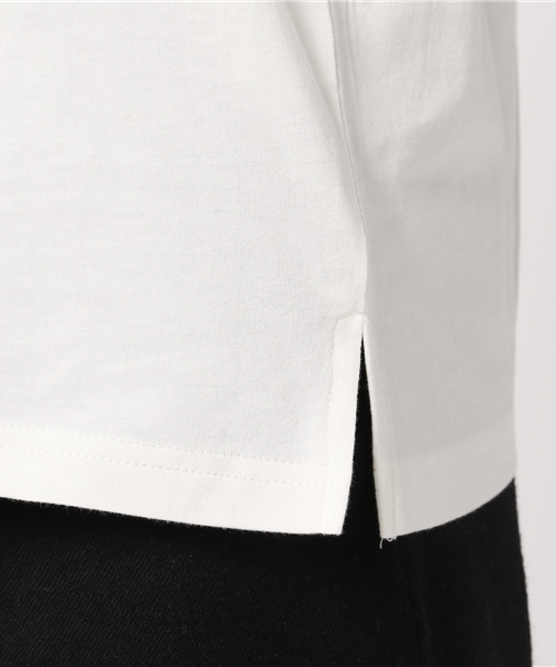 VENCEEXCHANGE(ヴァンスエクスチェンジ)の「シルケット刺繍テープT (Tシャツ/カットソー・レディース・オフホワイト/その他21/オリーブ・MEDIUM)」の9枚目の写真