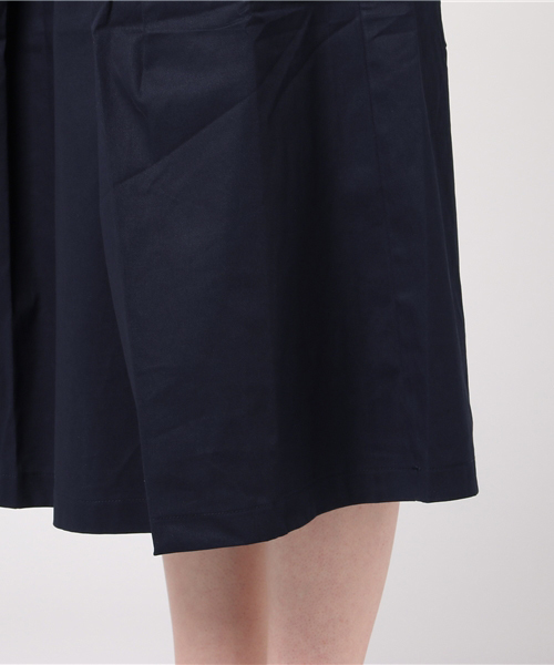 Re:EDIT（リエディ）の「[ウエストリボンがスタイリングのアクセントに。]ウエストリボンフレアスカートボトムス/スカート/膝丈・ミモレ丈（51～65cm）[リエディ]（スカート・レディース・ブルー/ネイビー/レッド/グリーン/ベージュ/マスタード・SMALL/LARGE/MEDIUM）」の14枚目の写真