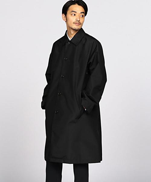 EN ROUTE（アンルート）の「3レイヤーステンカラーコート ◆（ステンカラーコート・メンズ・ブラック/ネイビー・2/1/3）」の6枚目の写真