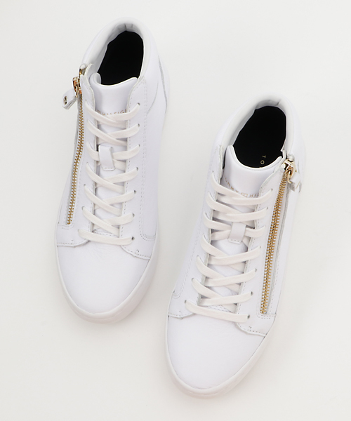 TOMMY HILFIGER（トミーヒルフィガー）の「ハイカット スニーカー（スニーカー・レディース・ホワイト・38/36/37）」の3枚目の写真