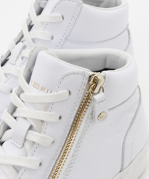 TOMMY HILFIGER（トミーヒルフィガー）の「ハイカット スニーカー（スニーカー・レディース・ホワイト・38/36/37）」の4枚目の写真