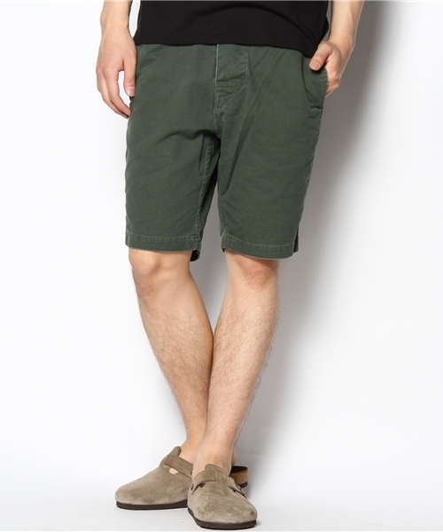 coen(コーエン)の「カリフォルニアカラーチノショーツ ∞(チノパンツ・メンズ・Beige/Purple/Off White/DK.Grn/ライトグレー/ダークグレー/ピンク/マスタード/オリーブ・X-SMALL/SMALL/MEDIUM/LARGE/X-LARGE)」の3枚目の写真