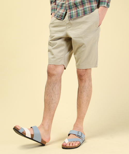 coen(コーエン)の「カリフォルニアカラーチノショーツ ∞(チノパンツ・メンズ・Beige/Purple/Off White/DK.Grn/ライトグレー/ダークグレー/ピンク/マスタード/オリーブ・X-SMALL/SMALL/MEDIUM/LARGE/X-LARGE)」の6枚目の写真