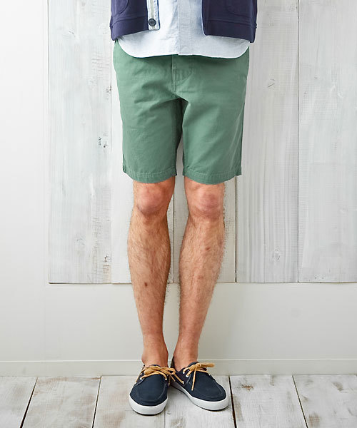 coen(コーエン)の「カリフォルニアカラーチノショーツ ∞(チノパンツ・メンズ・Beige/Purple/Off White/DK.Grn/ライトグレー/ダークグレー/ピンク/マスタード/オリーブ・X-SMALL/SMALL/MEDIUM/LARGE/X-LARGE)」の9枚目の写真