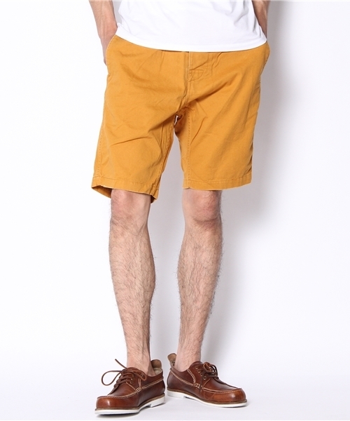 coen(コーエン)の「カリフォルニアカラーチノショーツ ∞(チノパンツ・メンズ・Beige/Purple/Off White/DK.Grn/ライトグレー/ダークグレー/ピンク/マスタード/オリーブ・X-SMALL/SMALL/MEDIUM/LARGE/X-LARGE)」の4枚目の写真