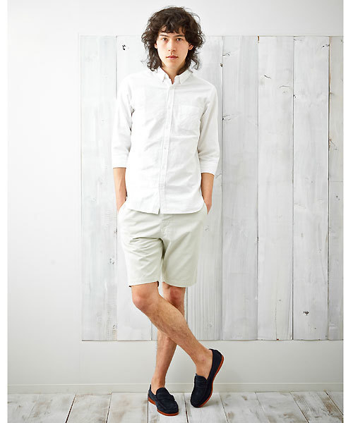 coen(コーエン)の「カリフォルニアカラーチノショーツ ∞(チノパンツ・メンズ・Beige/Purple/Off White/DK.Grn/ライトグレー/ダークグレー/ピンク/マスタード/オリーブ・X-SMALL/SMALL/MEDIUM/LARGE/X-LARGE)」の20枚目の写真