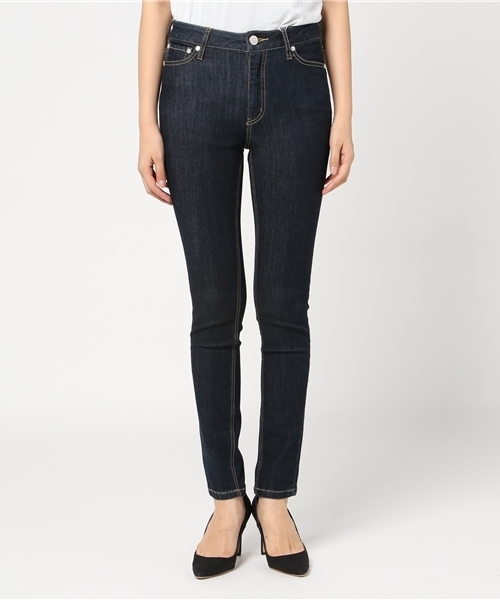 MURUA（ムルーア）の「シンプルストレッチスキニー（デニムパンツ・レディース・ブルー/インディゴブルー・0/1/2）」の3枚目の写真