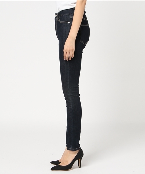 MURUA（ムルーア）の「シンプルストレッチスキニー（デニムパンツ・レディース・ブルー/インディゴブルー・0/1/2）」の4枚目の写真