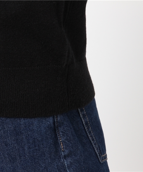 Honeys(ハニーズ)の「ベーシックなクルーネックカーディガン(カーディガン/ボレロ・レディース・ネイビー/ボルドー/マスタード/グリーン/杢グレー/オレンジ/ベージュ系その他/ブラック・L/M/LL)」の14枚目の写真