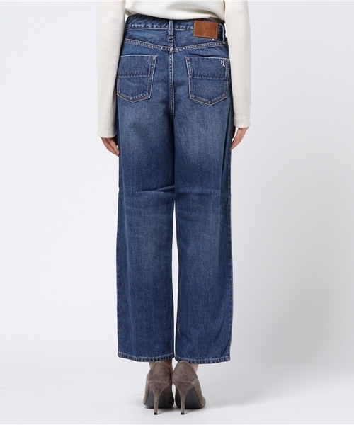 Moname（モナーム）の「【Moname(モナーム)】WIDETAPERED（デニムパンツ・レディース・ブルー・24/25/26）」の4枚目の写真