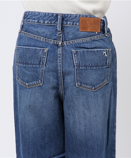 Moname（モナーム）の「【Moname(モナーム)】WIDETAPERED（デニムパンツ・レディース・ブルー・24/25/26）」の3枚目の写真