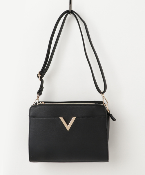 SpRay（スプレイ）の「合皮ショルダーＢＡＧ（ショルダーバッグ・レディース・ブラック/ベージュ/グレー/ワイン/ネイビー/アニマル・FREE）」の2枚目の写真