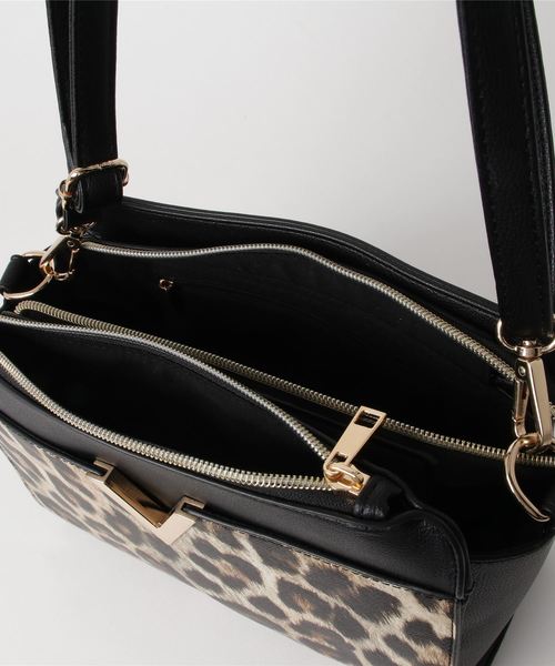 SpRay（スプレイ）の「合皮ショルダーＢＡＧ（ショルダーバッグ・レディース・ブラック/ベージュ/グレー/ワイン/ネイビー/アニマル・FREE）」の9枚目の写真