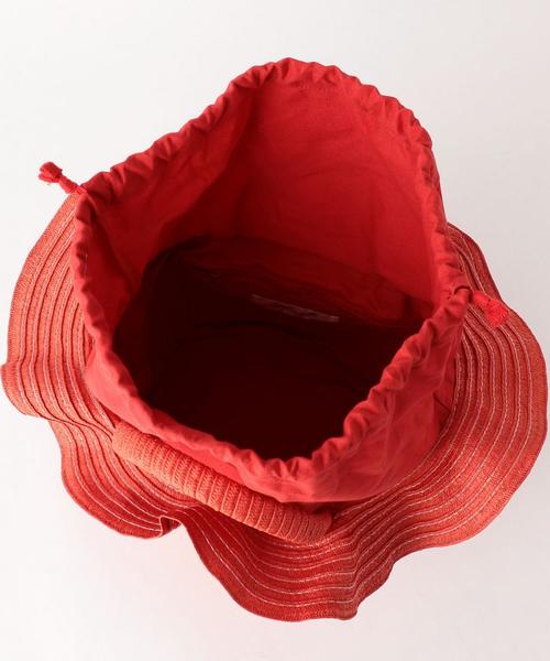 Jewel Changes（ジュエルチェンジズ）の「JC 18SS フリルカゴバッグ（かごバッグ・レディース・ベージュ/レッド/ロイヤルブルー・FREE）」の9枚目の写真