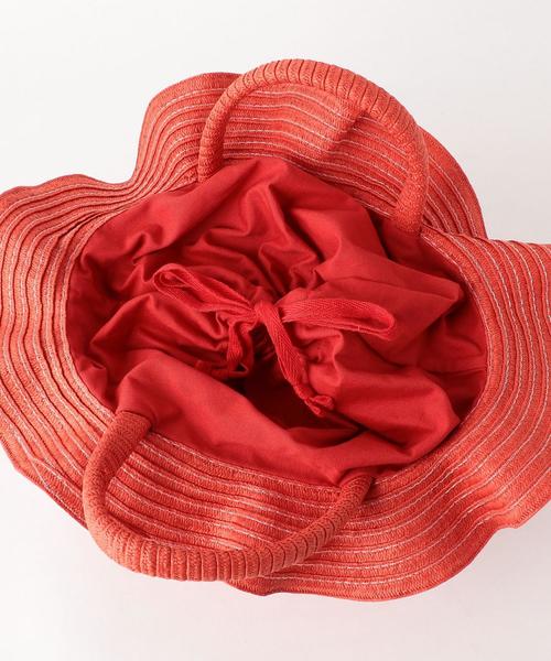 Jewel Changes（ジュエルチェンジズ）の「JC 18SS フリルカゴバッグ（かごバッグ・レディース・ベージュ/レッド/ロイヤルブルー・FREE）」の10枚目の写真