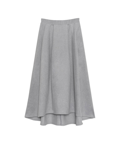 Re:EDIT（リエディ）の「選べる3パターンウールタッチバックロングフレアスカート（スカート・レディース・ブラック/ベージュ/グレー/カーキ/ネイビー/ブラック×ホワイト/グレー×ホワイト/グレー系その他/ブルー系その他・SMALL/MEDIUM/LARGE）」の4枚目の写真