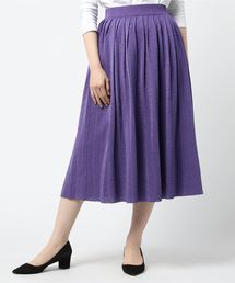 un dix cors | DX/ラメプリーツニットSK(スカート)