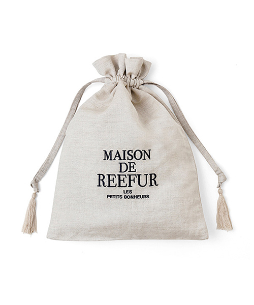 MAISON DE REEFUR(メゾンドリーファー)の「REEFUR ロゴ タッセルポーチ M(ポーチ・レディース・オフホワイト/ベージュ/ネイビー/ピンク・FREE)」の10枚目の写真