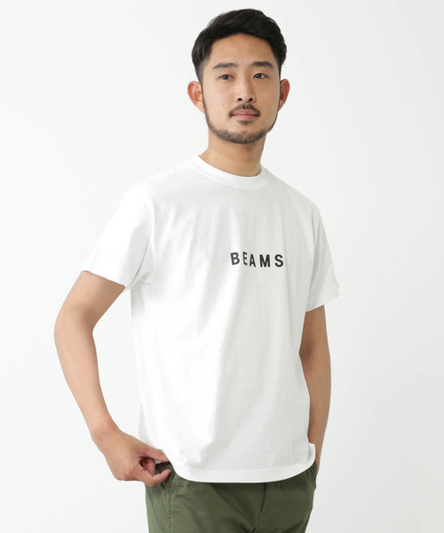 BEAMS（ビームス）の「BEAMS / BEAMS ロゴ Tシャツ（Tシャツ/カットソー・メンズ・ホワイト/ブラック/ネイビー・SMALL/MEDIUM/LARGE/X-LARGE）」の7枚目の写真