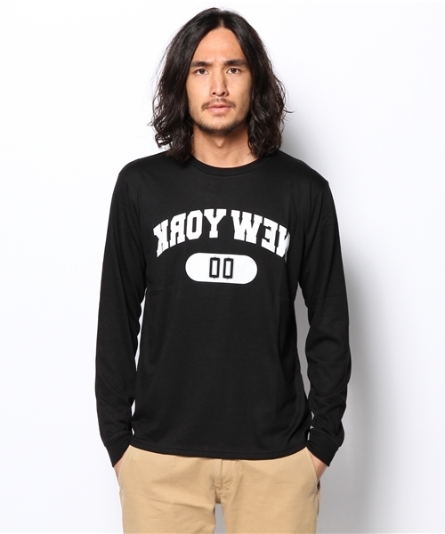 WEGO(ウィゴー)の「WEGO/カレッジナンバリングTee(Tシャツ/カットソー・メンズ・ブラック系その他/ホワイト系その他/ホワイト/ブラック・MEDIUM/LARGE)」の4枚目の写真