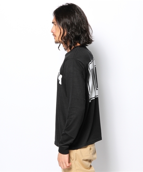 WEGO(ウィゴー)の「WEGO/カレッジナンバリングTee(Tシャツ/カットソー・メンズ・ブラック系その他/ホワイト系その他/ホワイト/ブラック・MEDIUM/LARGE)」の6枚目の写真