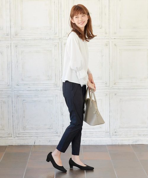 KOBE LETTUCE(コウベレタス)の「選べる2タイプヒール☆スクエアトゥベーシックパンプス(パンプス・レディース・ブラック系その他5/ブラック系その他/ブラック系その他2/ブラック系その他4/ブラック系その他6/ブラック系その他3・L/LL/M/SS/S/XL)」の7枚目の写真